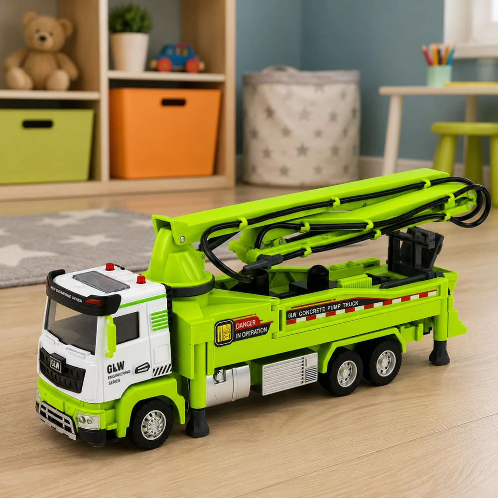 Lean Toys Žaislinis autocisternos modelis su šviesos ir garso efektais, 1:40