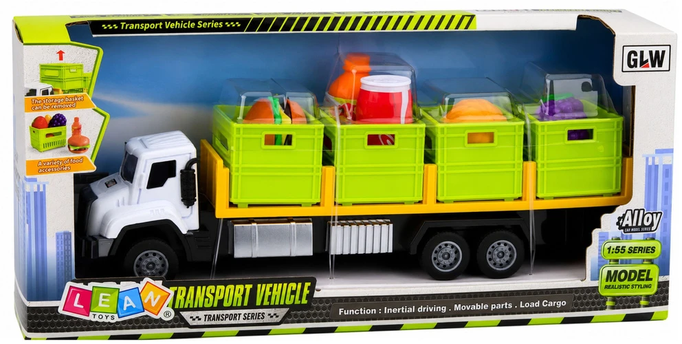 Lean Toys Vilkikas su puspriekabe 1:55