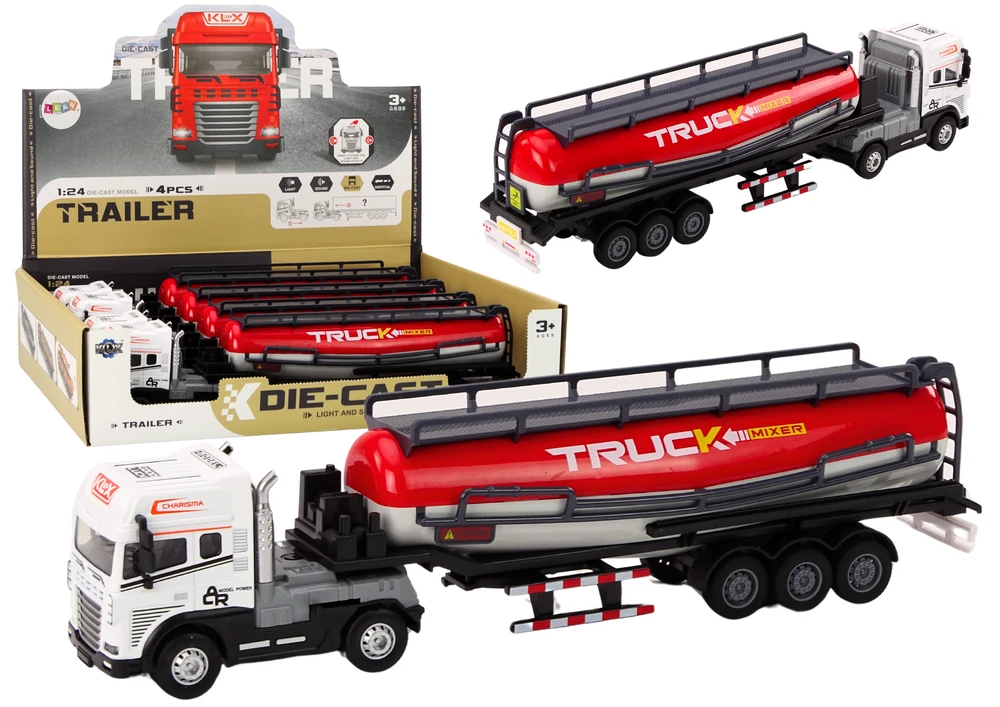 Cieżarówka Sunkvežimis su Cisterna 1:24 Mastelio Modelis