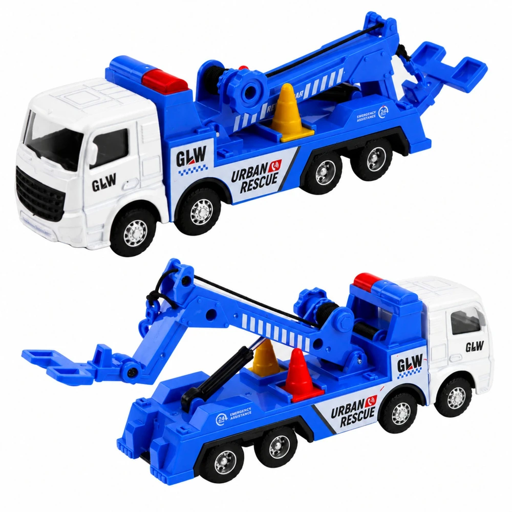 Lean Toys Sunkvežimis su kranu 1:55