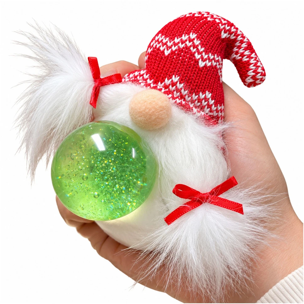 Lean Toys Minkštas spaudomas žaislas su blizgučiais, 8 × 7 cm
