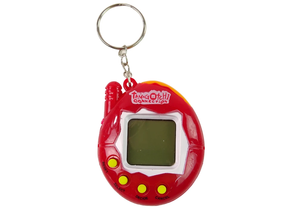 Lean Toys Tamagotchi žaidimas elektroninis augintinis raudonas