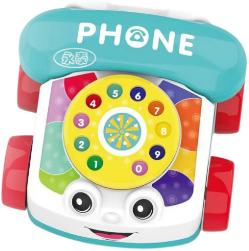 Lean Toys Vilkimo žaislas telefonas vaikams