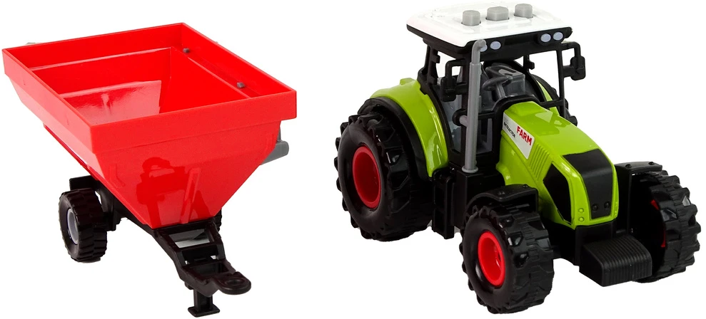 Traktorius su priekaba LeanToys