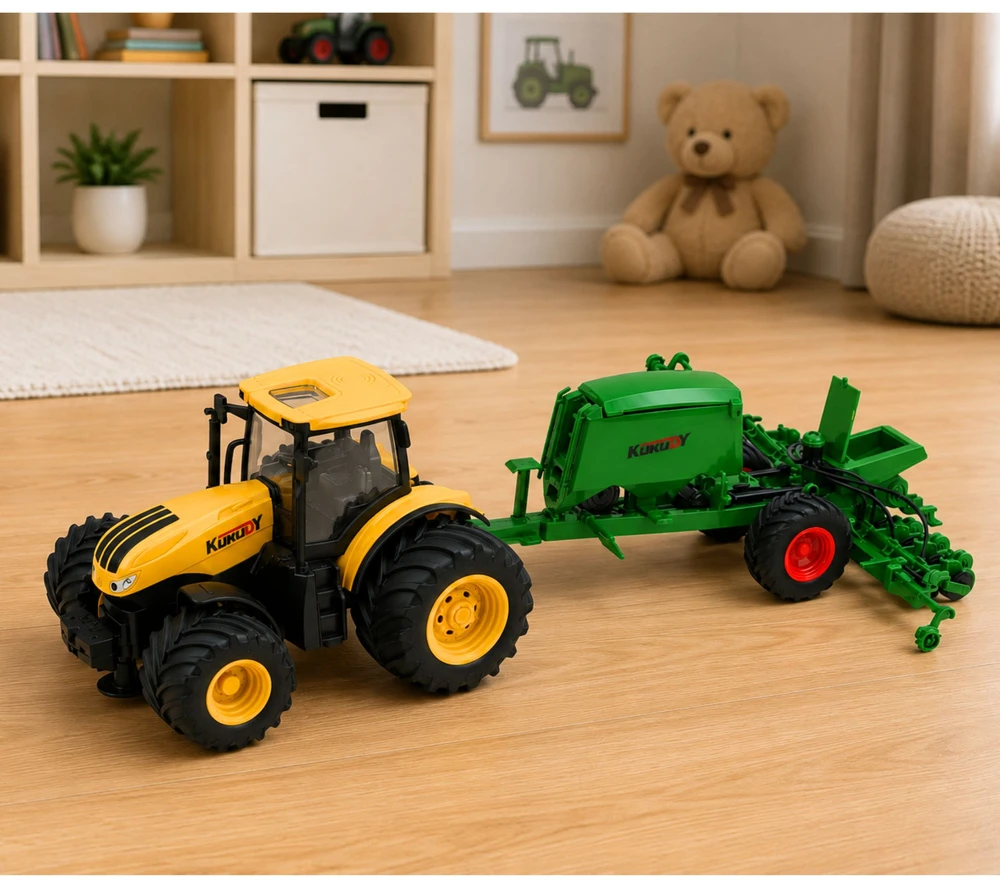 Lean Toys Žemės ūkio traktorius 1:24