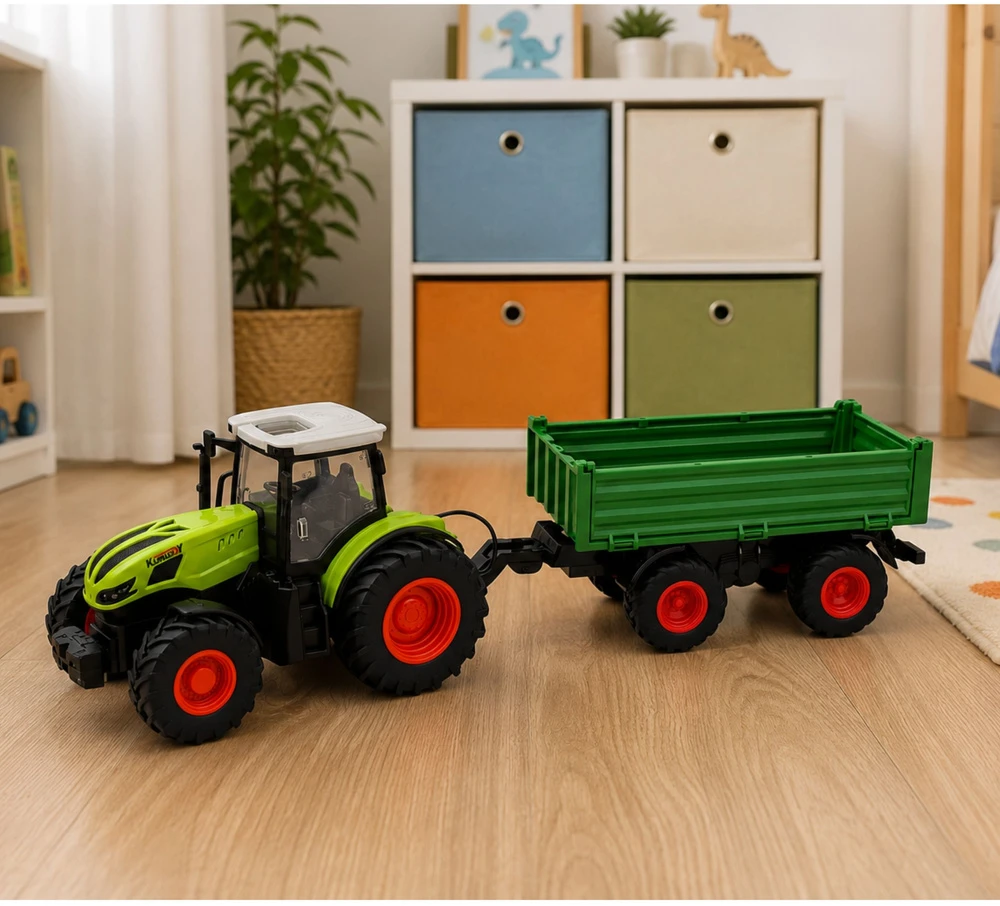 Lean Toys RC traktorius 1:24