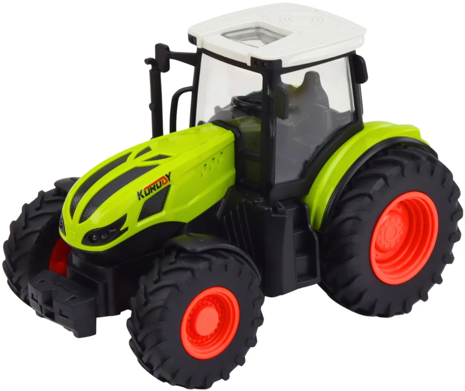 Lean Toys RC traktorius su priekaba 1:24