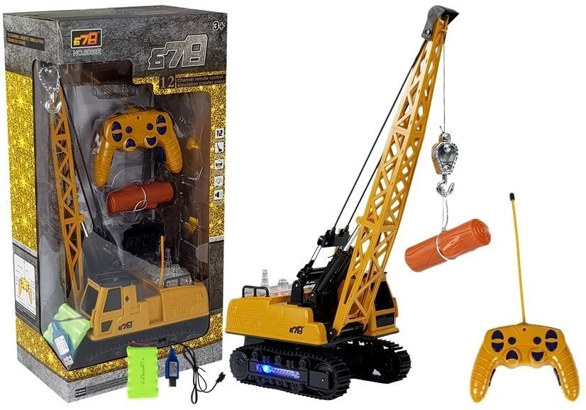 Lean Toys Didelis nuotoliniu būdu valdomas kranas