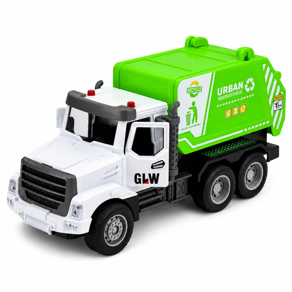 Lean Toys Komunalinių tarnybų automobilis su šviesos ir garso efektais, 1:46