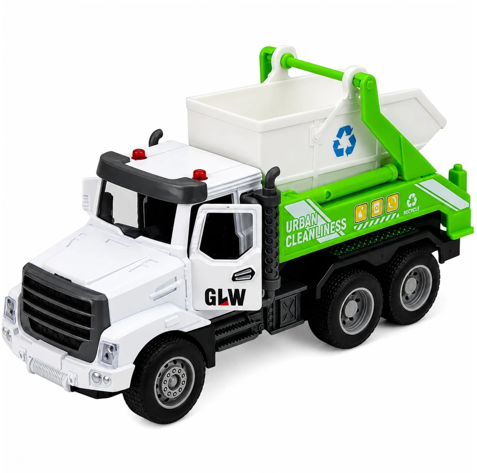 Lean Toys Komunalinių tarnybų automobilis su šviesos ir garso efektais, 1:46