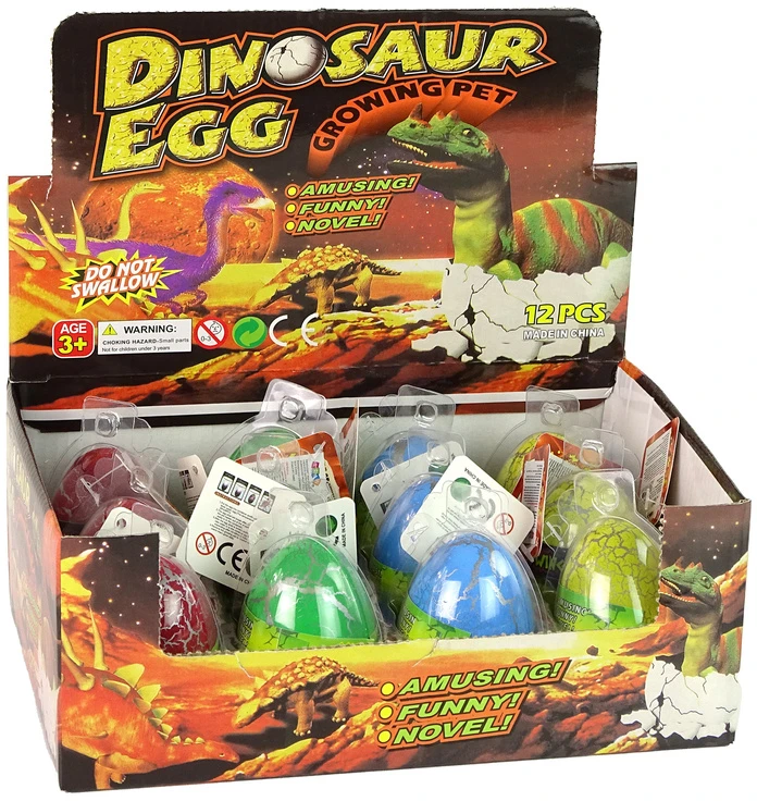 Lean Toys Dinozauras kiaušinyje Growing pet, 6 cm, 1 vnt