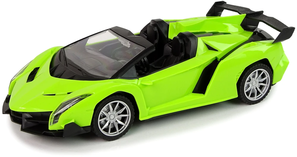 Zdalnie Nuotoliniu būdu valdomas automobilis Sports Car R/C 1:18, žalias