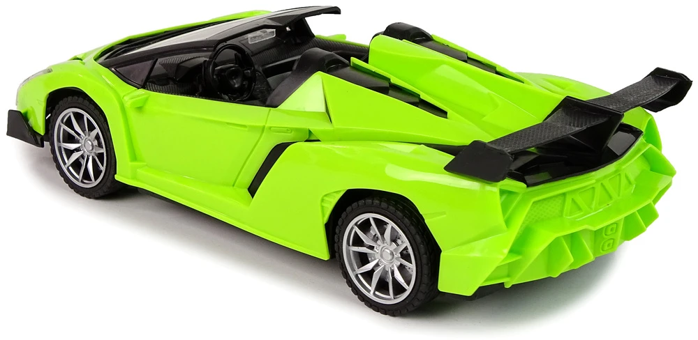 Zdalnie Nuotoliniu būdu valdomas automobilis Sports Car R/C 1:18, žalias