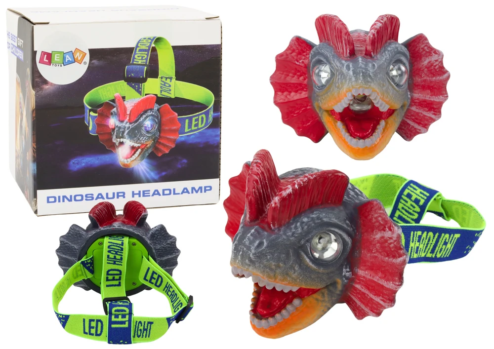 Latarka, Dinozauro formos vaikiškas žibintuvėlis Lean Toys