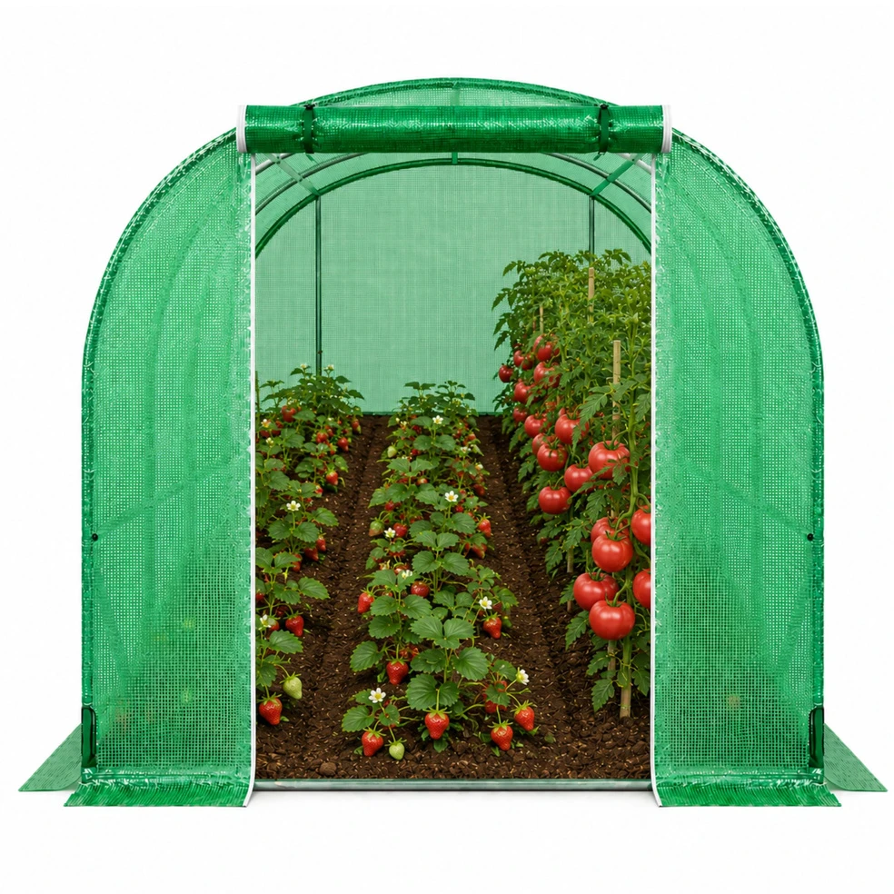 Lean Šiltnamis 8 x 3 x 2 m