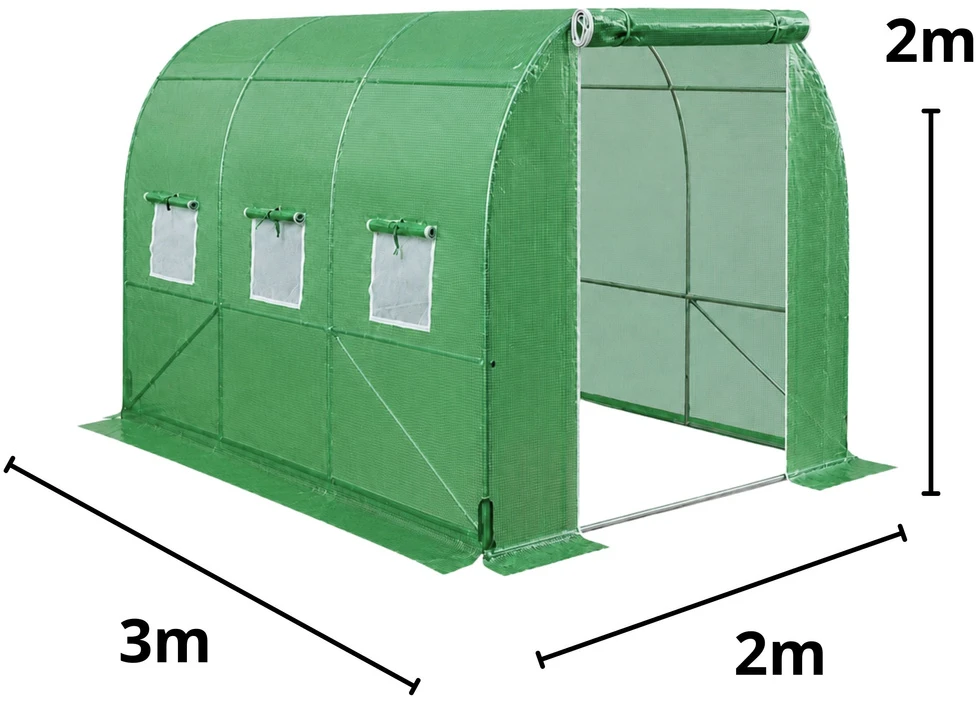 Lean Sodo Folinis Tunelis 2x3 m Augalų Auginimui