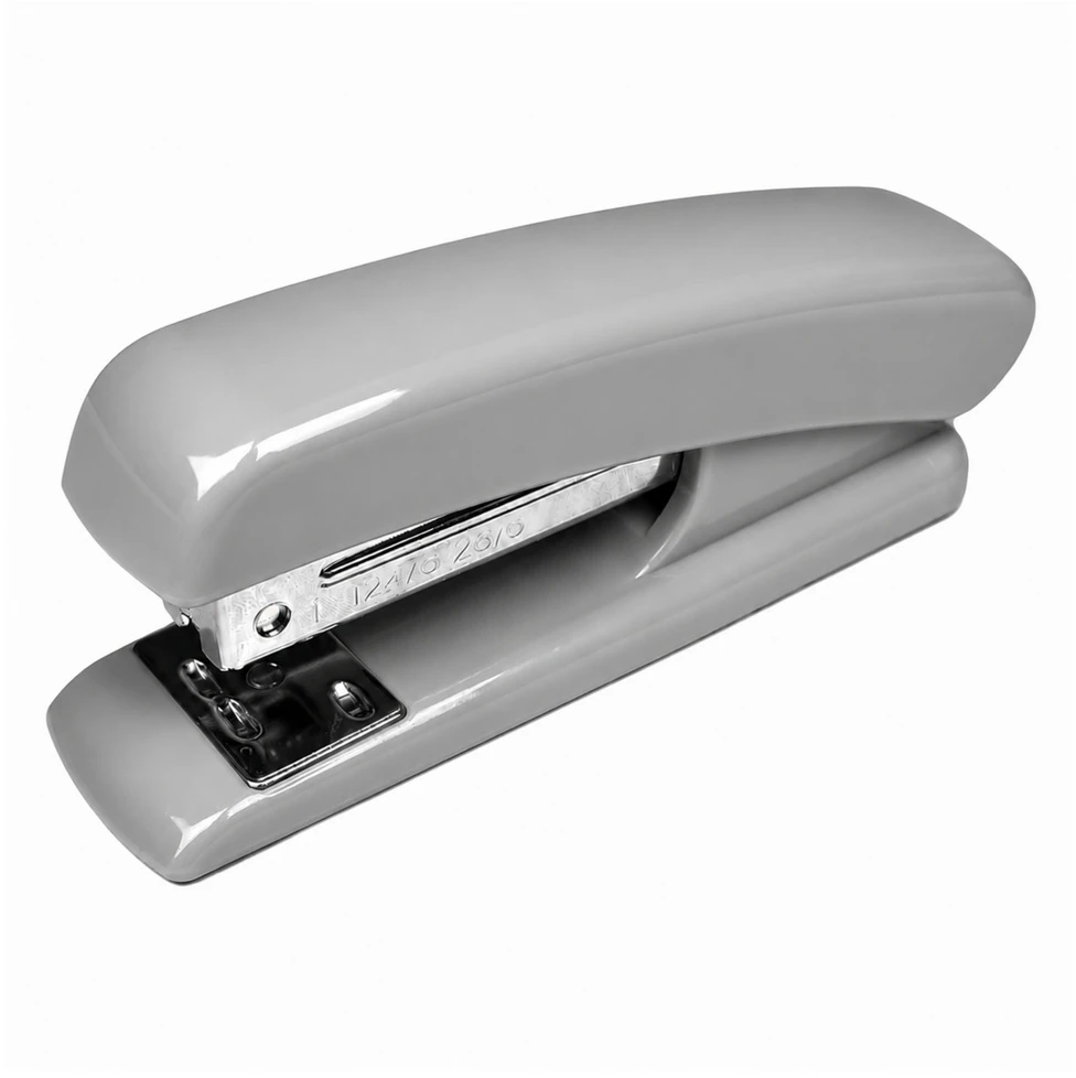 Lean Biuro segiklis 24/6 ir 26/6 sąsagėlėms, pilkas, 12 × 5 × 2,5 cm