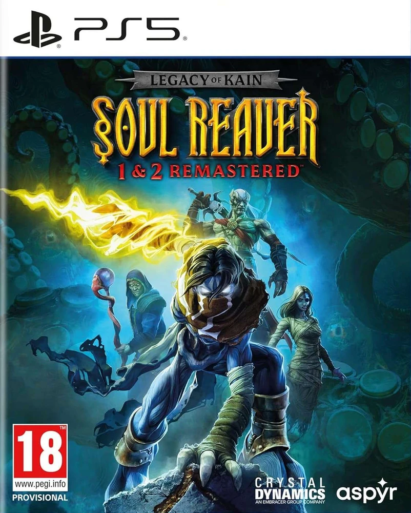 GAME „Legacy of Kain Soul Reaver 1“ ir „2“ perdirbiniai – „PlayStation 5“