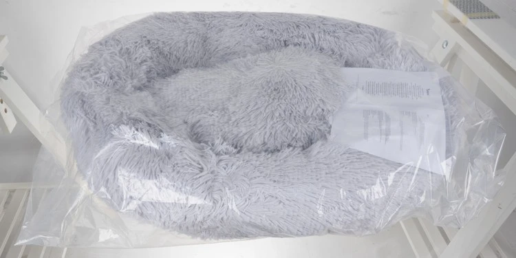 Purlov Hairy dog bed pilka 22759