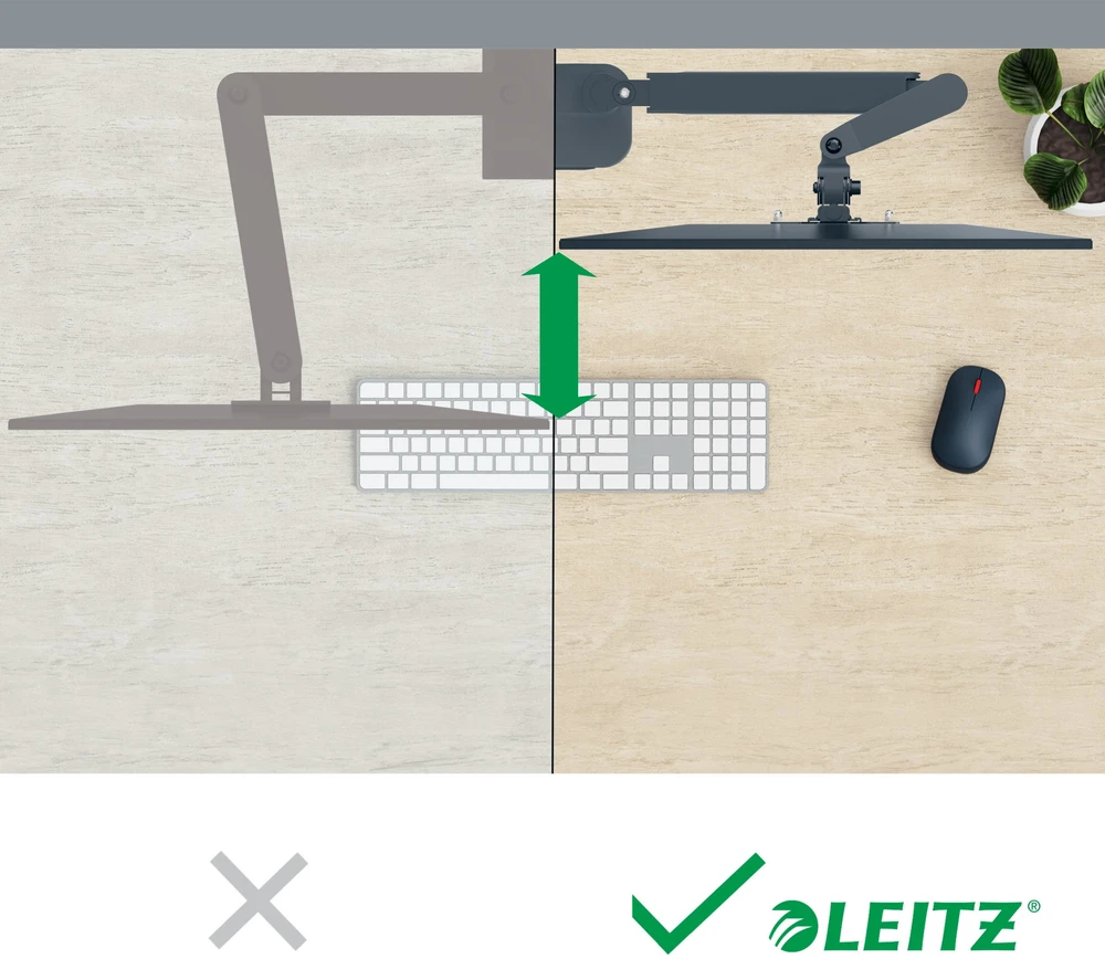 Laikiklis Leitz Ergo 65380089 pilka
