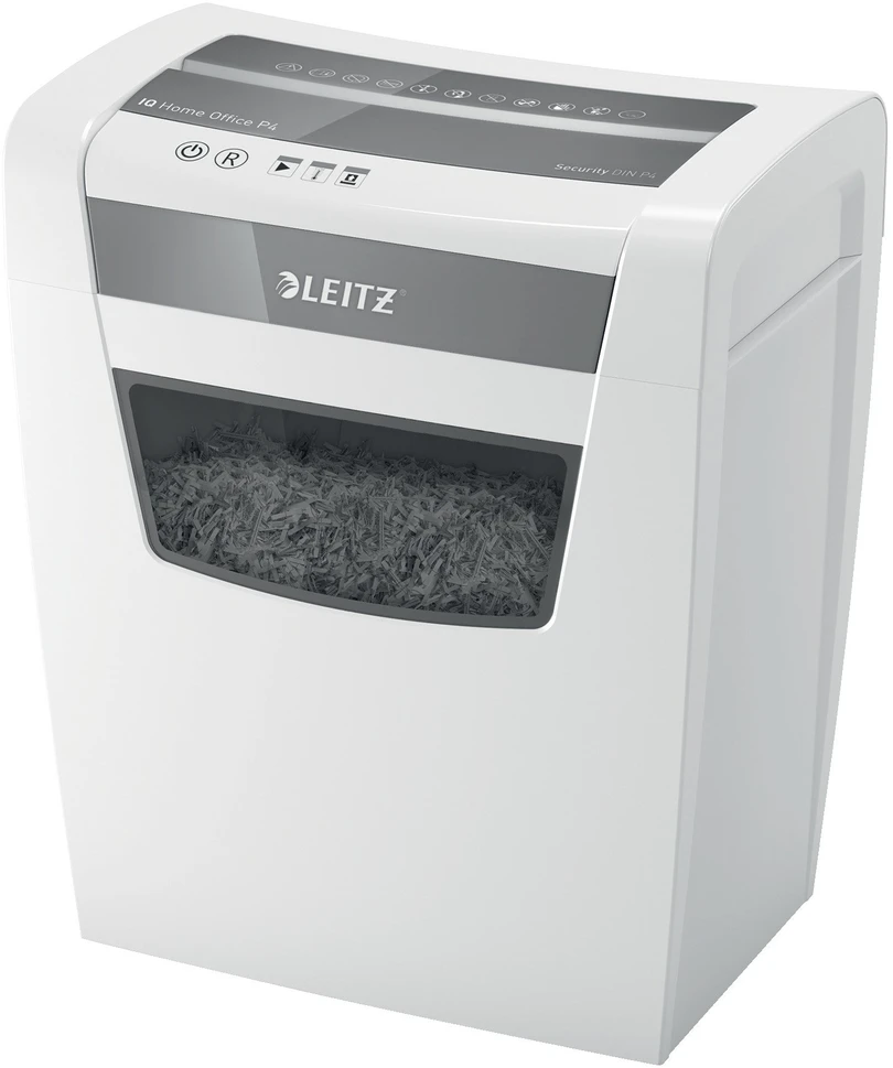 Rexel Dokumentų naikiklis LEITZ IQ Home Office, P4, 23L, 4x28mm, 10 lapų