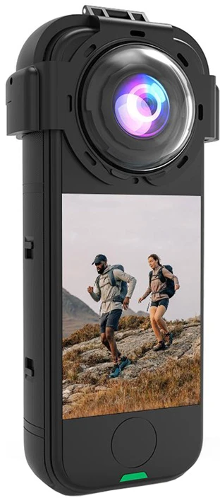 Apsauginis objektyvo dėklas su grūdintu stiklu „Puluz“, skirtas „Insta360 X4 Air“