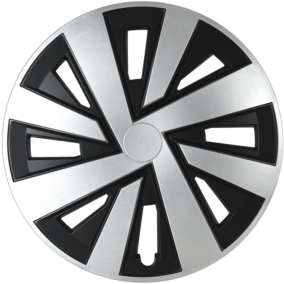 Leoplast Kołpak automobilinis pluton 16" cali juodai-sidabrinis