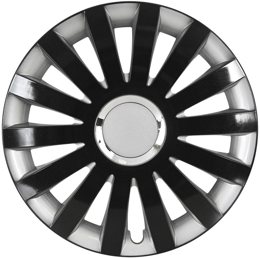 Leoplast Kołpak automobilinis sail 15" cali juodai-sidabrinis