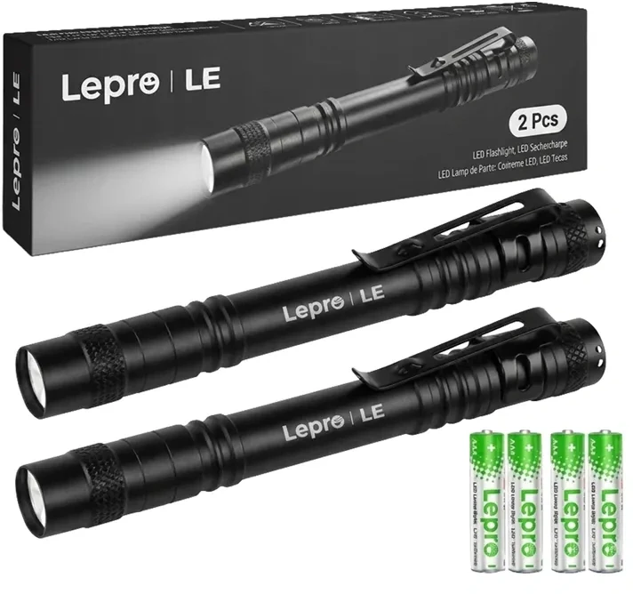 LEPRO 120023-2 Flashlight, 2-pack