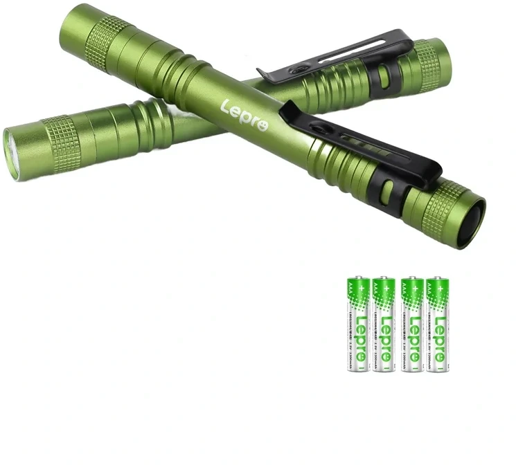 LEPRO 120023L-GN-2 Flashlight, 2 pcs.