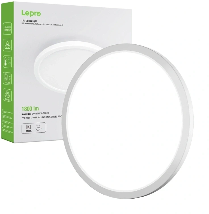 Lepro 1500038 lubinis šviestuvas, 18 W, 1800 lm