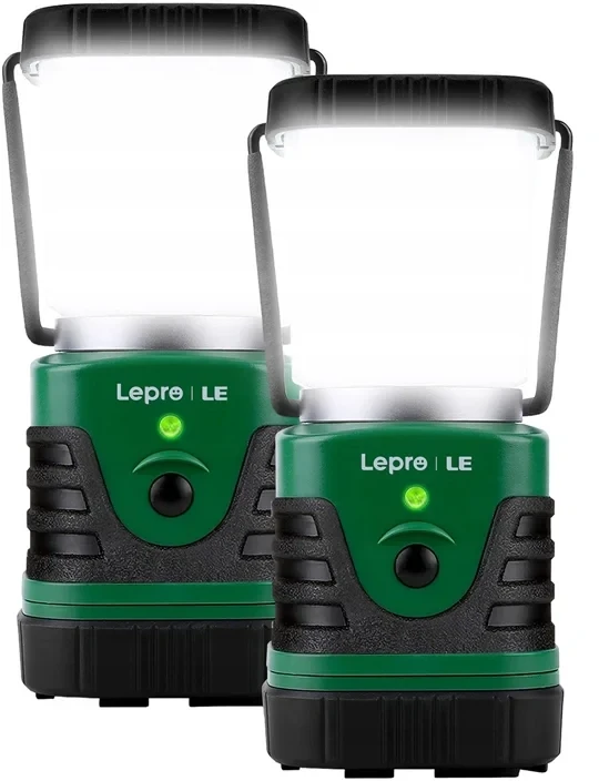 LEPRO 3300008-2 Camping Lamp, 4400mAh, 2 vnt.