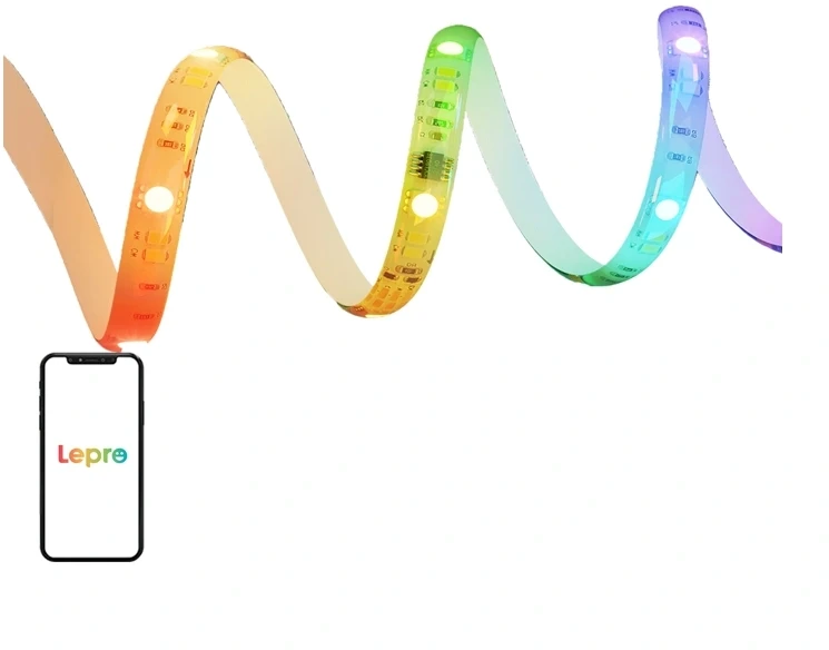 LEPRO SW1-6 RGB išmanioji LED juostelė, 6 m