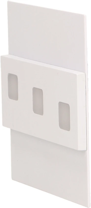 Orno LEPUS LED 1.2W, paviršinis laiptų šviestuvas, 12V DC, 100lm, 3000K, baltas