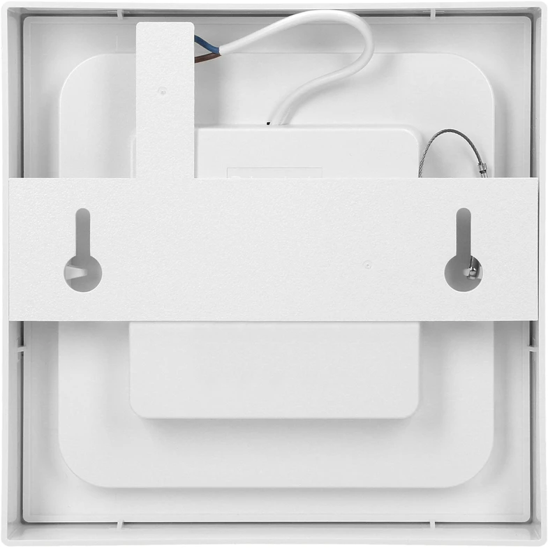 Orno LETI LED 12W, įleidžiamas šviestuvas, paviršinio montavimo, kvadratinis, 800lm, 3000K, baltas, su integruotu LED maitinimo šaltiniu
