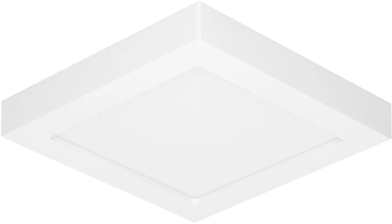 Lubinis šviestuvas Orno LETI LED 18W, įleidžiamas šviestuvas, paviršinio montavimo, kvadratinis, 1500lm, 3000K, baltas, su integruotu LED maitinimo šaltiniu
