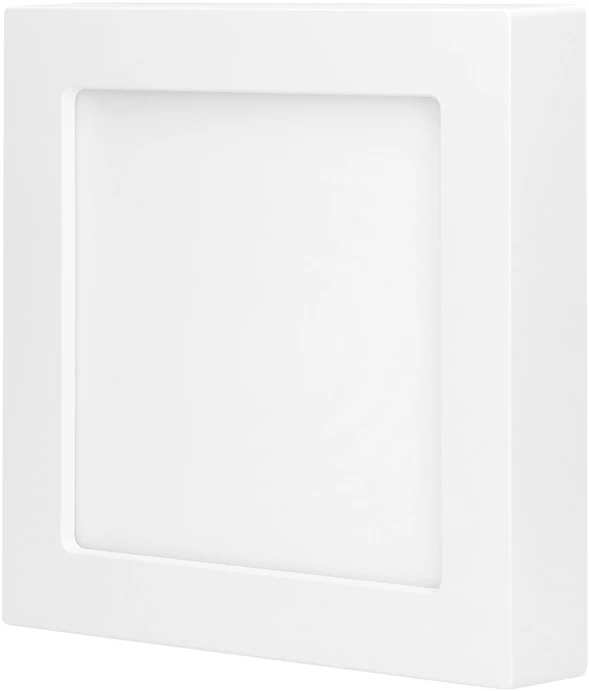 Lubinis šviestuvas Orno LETI LED 18W, įleidžiamas šviestuvas, paviršinio montavimo, kvadratinis, 1500lm, 3000K, baltas, su integruotu LED maitinimo šaltiniu