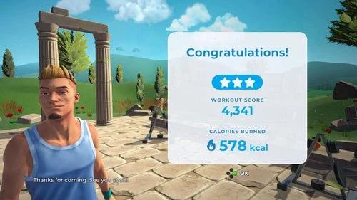 „Let's Get Fit“ su „Joy-Con“ dirželiais – „Nintendo Switch“