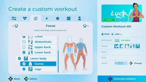 „Let's Get Fit“ su „Joy-Con“ dirželiais – „Nintendo Switch“