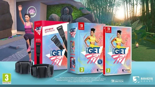 „Let's Get Fit“ su „Joy-Con“ dirželiais – „Nintendo Switch“