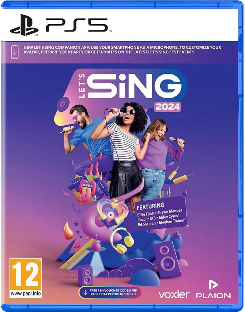 Plaion Let's Sing 2024 PS5