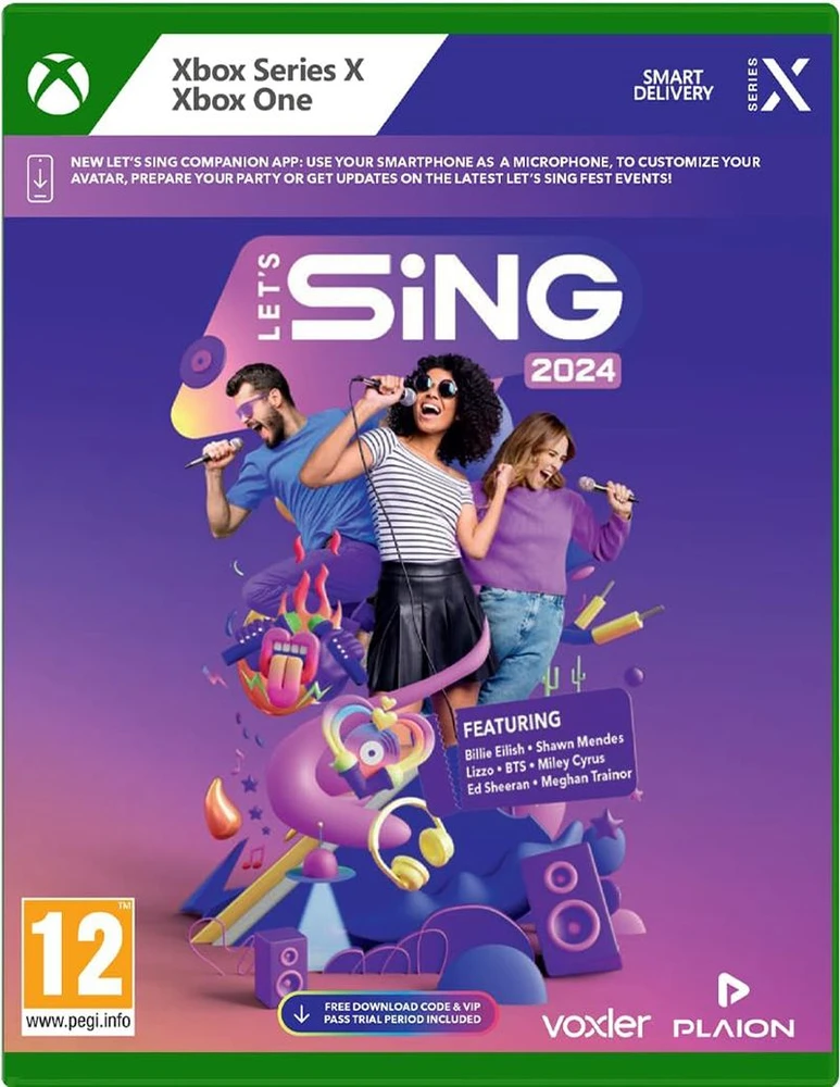 „Plaion Let's Sing 2024“ „XBOX Series X“