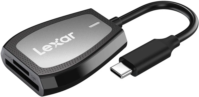 Atminties kortelė Lexar Pro USB-C dviejų lizdų skaitytuvas