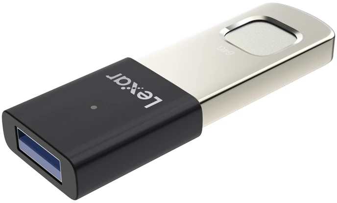USB Atmintinė - Lexar Pirštų Atspaudo F35pro 64GB 300 MB/s Skaitymas 150 MB/s Rašymas Juoda