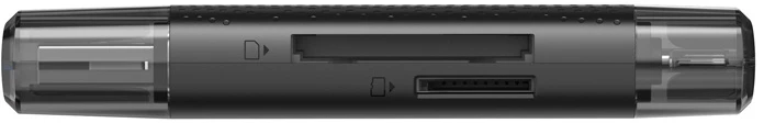 „Lexar“ kortelių skaitytuvas su dviem lizdais USB-A/C (LRW310X) Palaiko „Micro SD“ ir SD korteles (USB 3.1)