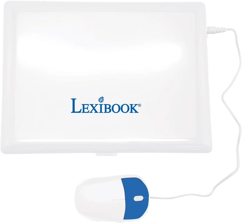 Lexibook - Dvikalbis edukacinis nešiojamas kompiuteris su 164 veiklomis (anglų/vokiečių kalbomis) (JC601i3)