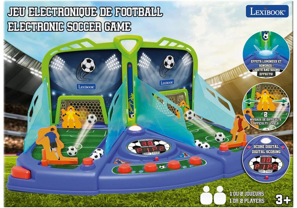 „Lexibook“ – elektroninis futbolo žaidimas dviem žaidėjams (JG945)