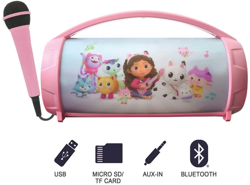 Lexibook - Gabby's Dollhouse Bluetooth šviesų garsiakalbis (BTP585GDHZ)
