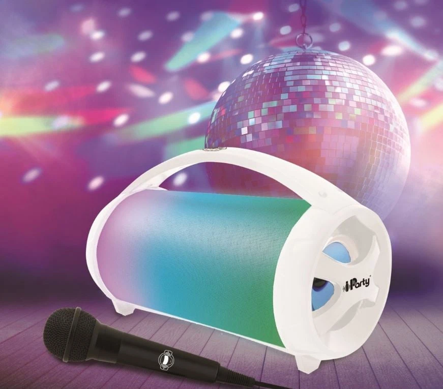 „Lexibook“ – „iParty“ „Bluetooth“ garsiakalbis su lemputėmis ir mikrofonu (BTP585Z)