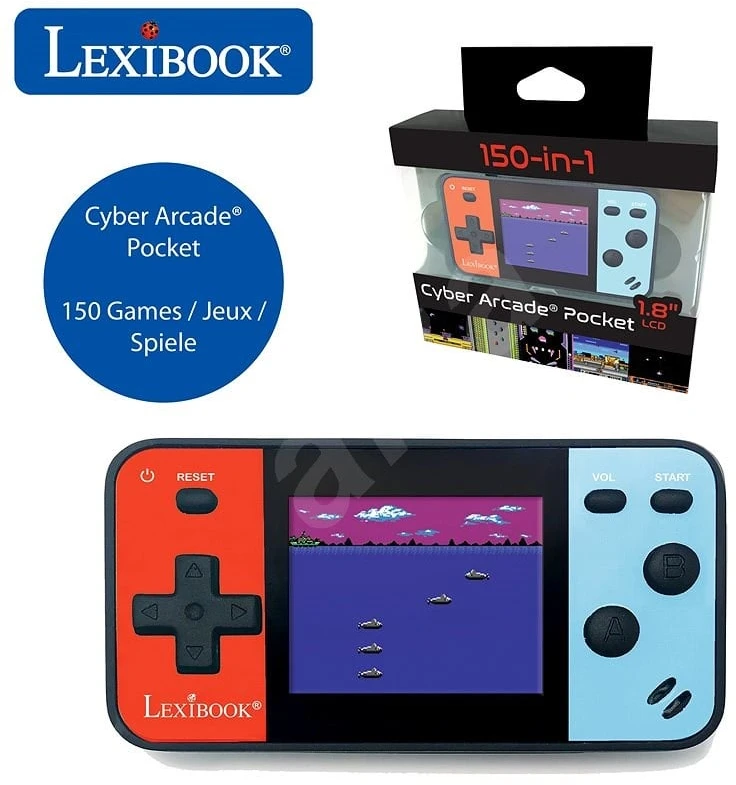 „Lexibook“ – nešiojama žaidimų konsolė „Cyber ​​Arcade® Pocket“ (JL1895)